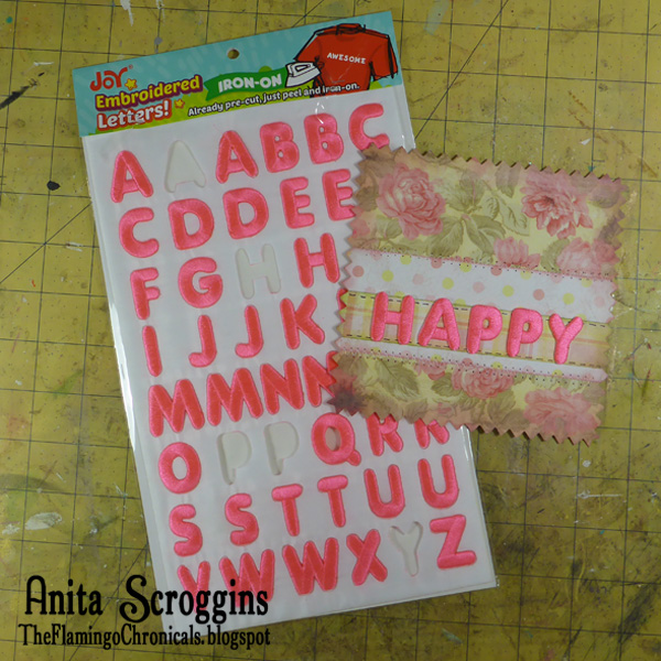 Happy Spring! Use a Deflecto storage cube and Joy Iron on letters to make some fun and functional storage for your desk top. iron on letters