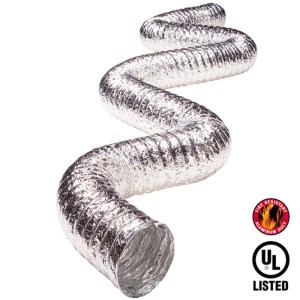 Metallic 3-Ply Flexible Duct with Scrim