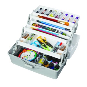 Three-Tray Storage Box